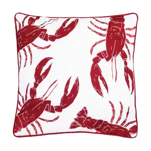 Lobster Throw Pillow by Valerie