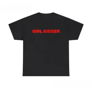Girl Kisser Funny T-Shirt, LGBTQ Pride Rainbow Graphic Tee, Sassy Statement Shirt, Unisex Cotton Top, Gift for Pride Lovers