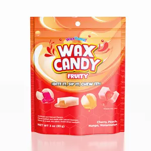 WaxYums! Fruity Wax Candy Experience – Chew, Gush & Discard | Sweet Liquid Center | Acquired-Taste Novelty | 3 oz