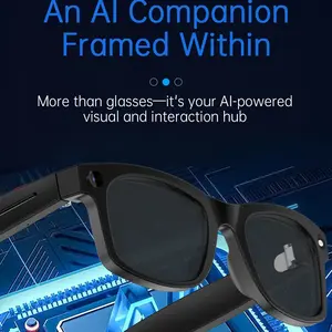 New 500mp Ai Smart Glasses, Video Recording, Photo Taking, Calling, Music Playback, Voice Translation, Smart Assistant Features, Multifunctional Smart Glasses