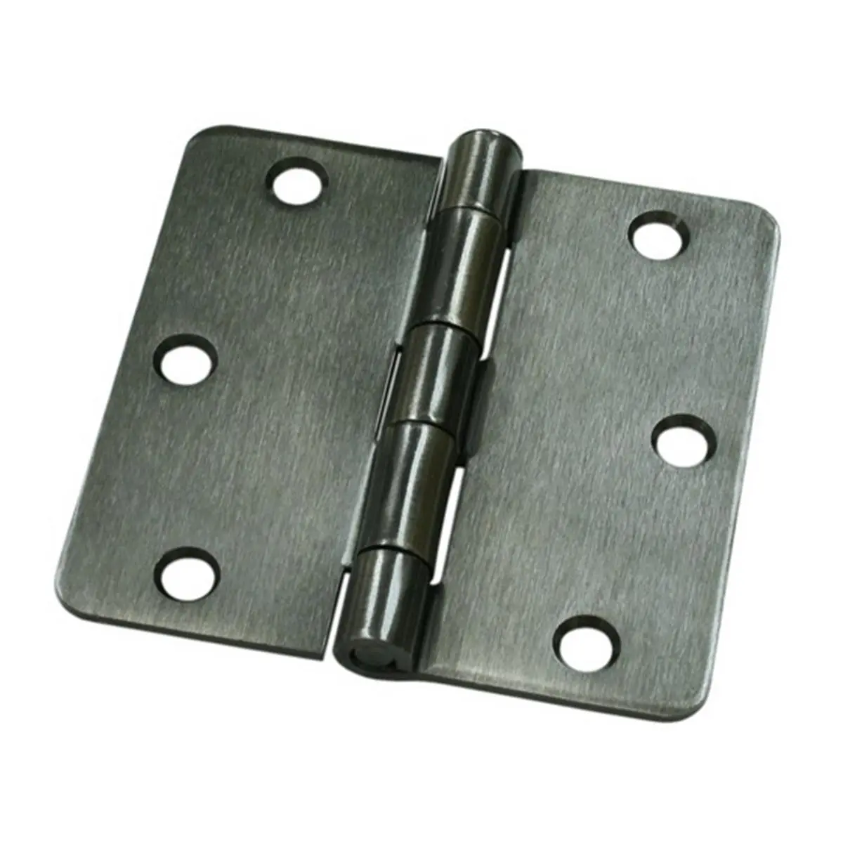 212 MAIN Locking Hinges - 3.5x3.5x0.25 in. Radius Residential Steel Hinges - 0.25 in. Thickness, Antique Nickel Finish, Weatherproof, Corrosion-Proof, Pack of 2