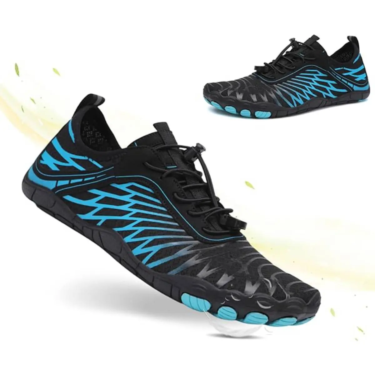 SANPON Unisex Low Top Barefoot Shoes, Non-Slip Mesh Cross Trainers with a Wide Toe Box for Gym, Hiking, and Casual Wear, Men's Water Shoes, Roomy Toes, Barefoot Fit, Beach, Breathable