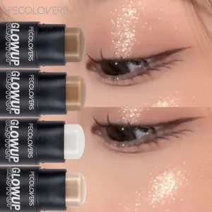Shimmer Face Highlighters Stick Waterproof Long-Lasting High Gloss Glitter Brighten Face Contour Concealer Makeup Cosmetics Glow Seeker Highlighter