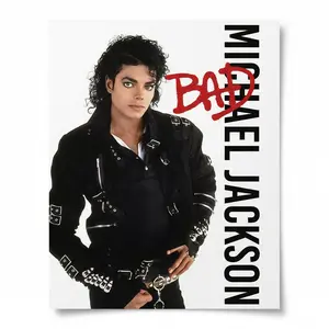 Retro 80s Pop Music Album Cover Wall Art - Vintage R&B Singer Poster Aesthetic Print for Bedroom, Entertainment Room & Studio Decor