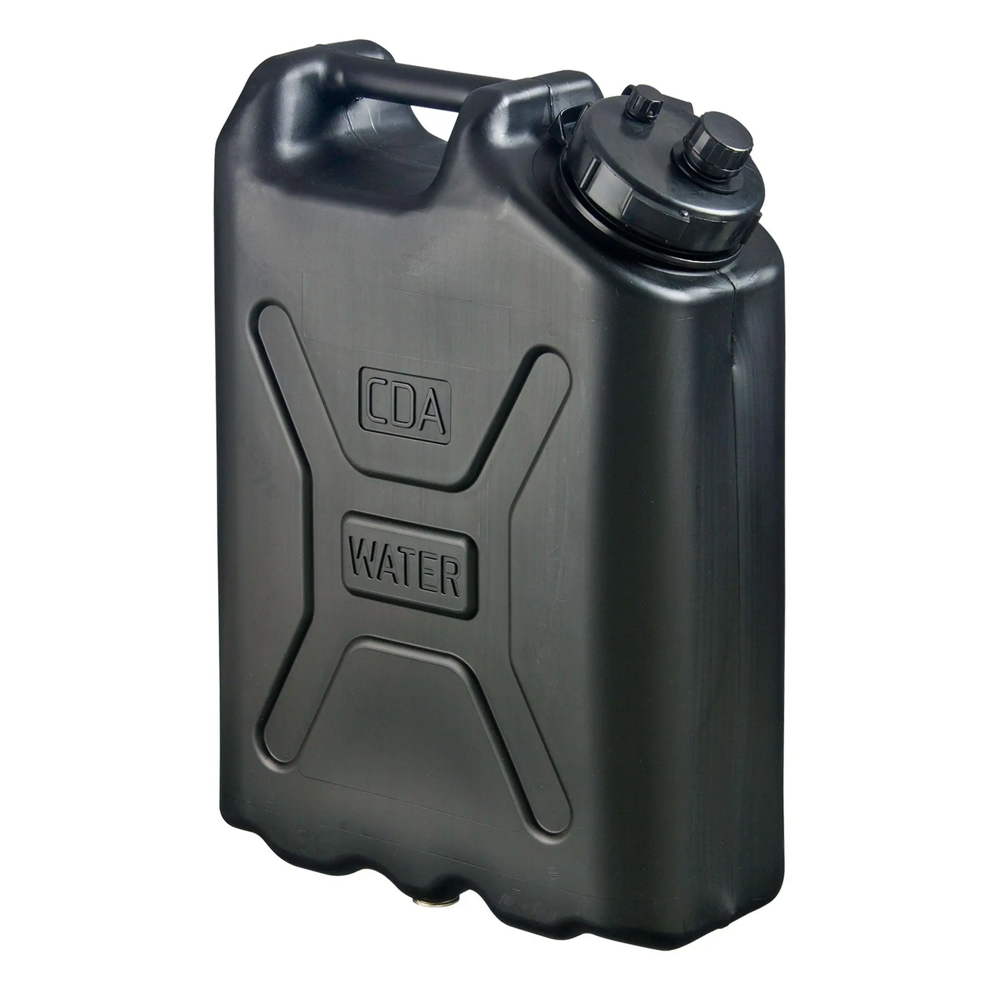 Scepter 5 Gallon 20 Liter Heavy Duty Military Style HDPE Water Container, Black Scepter 5 Gallon 20 Liter Heavy Duty Military Style HDPE Water Container, Black