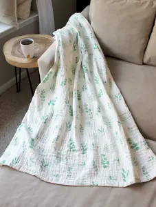 Adult-Size Muslin Blanket - Soft and Comfortable, Versatile Use - Model: Serenity