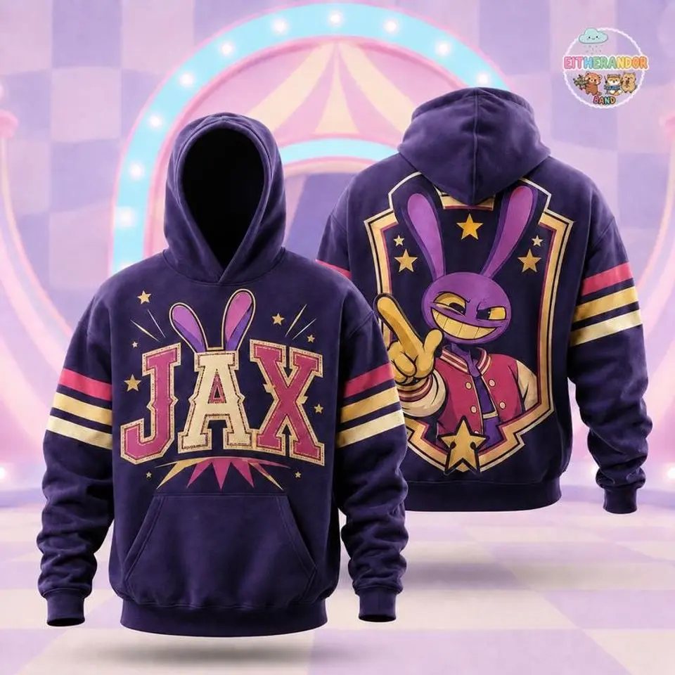 The Amazing Jax Character 3D Hoodie