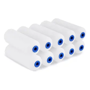 Foam Paint Roller Set, 4-Inch Mini Paint Roller with Roller Covers for Painting Walls, Cabinets, Cupboards, and Doors