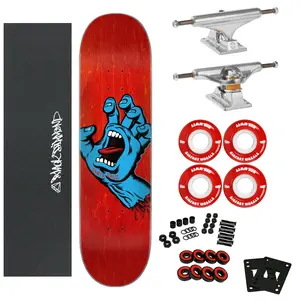 Santa Cruz Complete Screaming Hand 8.0" W/Independent & Soft Wheels