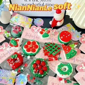 Christmas Tree Stress Relief Toy, Kawaii Squishies, Slow Rebound Snowman Squeeze Mud, High Aesthetic Gift for Christmas & New Year, Trendy Holiday Present