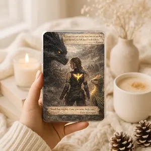 Dragon Rider Kindle Clear Case Insert | Epic Fantasy Bookish Decor