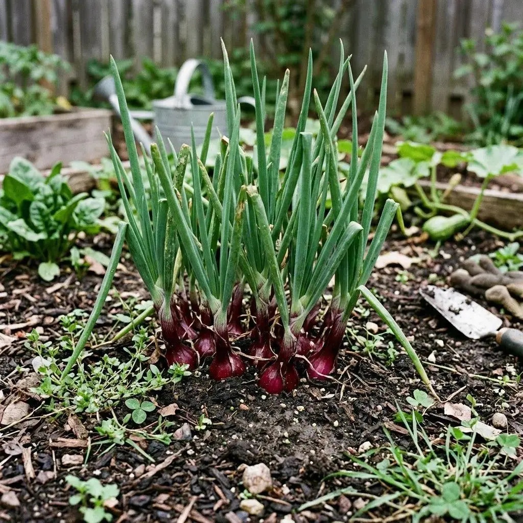 1000 Red Welsh Onion Seeds for Planting - Variety for Home Gardening