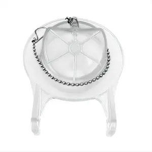 Toilet Flappers Replacement Compatible for GA715014-GEG1 (Transparent) 3 Inch with Stainless Chain and Hook - Reliable Toilet Flapper