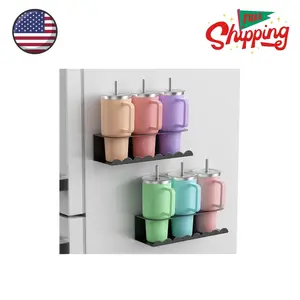 Magnetic Stanley Cup Holder for Fridge, Water Bottle Holder for Stanley 30&40 oz