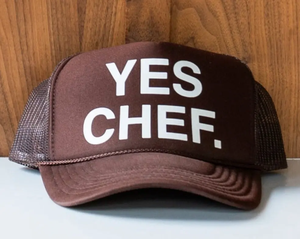 YES CHEF TRUCKER - BROWN YES CHEF TRUCKER - BROWN