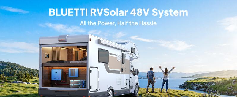 BLUETTI RV5 Power Hub, 5-in-1 Integrated System Including Inverter, MPPT Solar Charge Controller, DC-DC Converter, Alternator Charger and Circuit Protection, Easy Installation for RV, Boat, Off-Grid