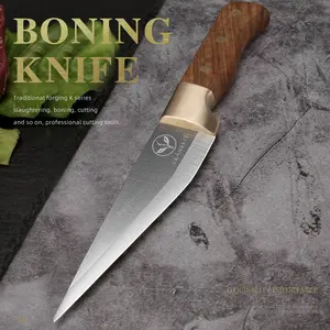 Stainless Steel Beef Specific Cutting Knife - Hand Forging Boning Knife for Professional Bone Cu  tting Precision Kitchenware