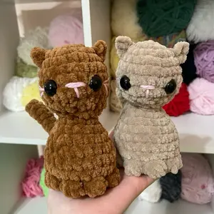 Crochet Cat, Handmade Plushie