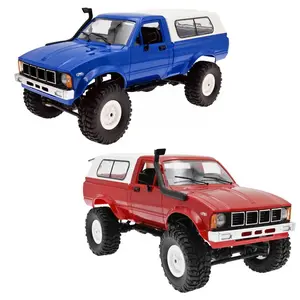 RC Crawler Ratio 1/16 Remote Control Monster Truck 4x4 All Terrain Off Road RC Car with Leather Decoration for Indoor & Outdoor Use