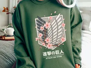 Attack On Titan Sweatshirt, Attack Titan Unisex Shirts, Eren Yeager Aot Sweatshirt, Eren Yeager Unisex Shirt, Eren Yeager AOT Anime T-shirt