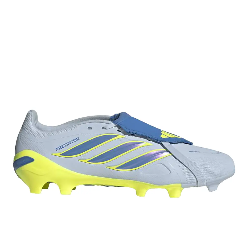 adidas Mens Predator League Fold-Over Tongue Firm Ground Soccer Cleats  - Blue, Yellow
