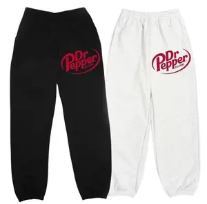 Unisex Y2k Dr Pepper Soda Sweatpants, Outdoors and Sport Jogger for Daily Wear, Printed Sweatpants