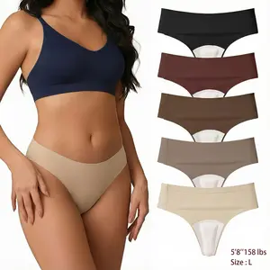 SNUG HAVEN Women's Seamless Camel-Toe Proof Thong - Sexy, Comfortable Stretchable Elastic Anti-Camel Toe Panties with Invisible Wide Gusset, Sweat-Wicking, Leakproof Modesty Protection for Gym & Yoga, Sexy Thongs, Camel-Toe Proof Thongs