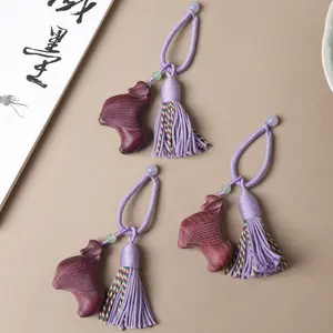 LESHANXING Hand-Carved Sandalwood Charm Collection - Mindful Zen Fidget Beads & Tang Horse Pendant - Versatile Phone Charm, Keychain & Bag Accessory - Includes Free Gift Pouch - Ideal Spiritual Gift