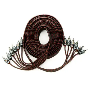Alphasonik 17 Feet Premium 6 Channel Hyper-Flex RCA