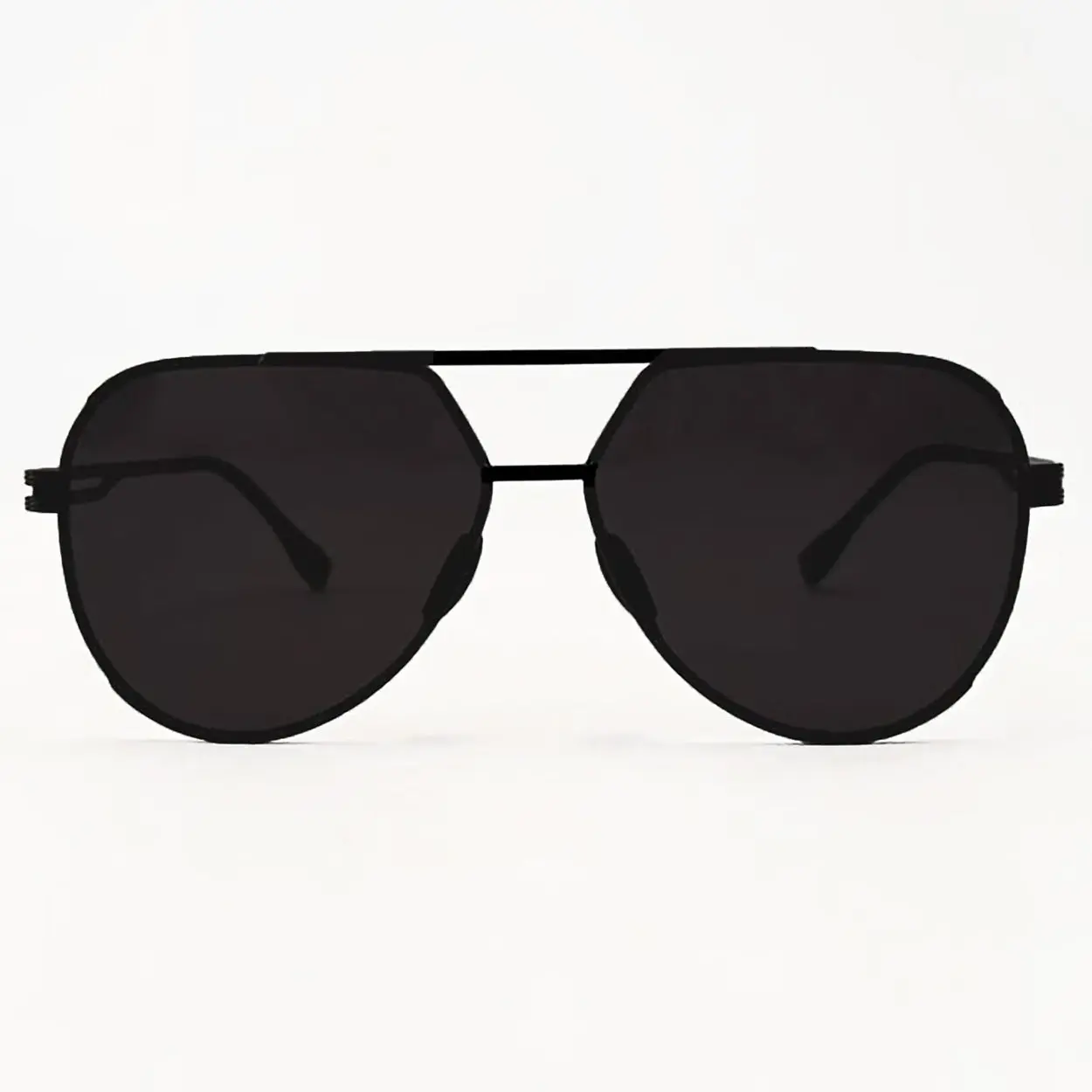 Emily Untangled - Black - Tangle Free Aviators Sunglasses - Certified Shatter-Resistant Lenses - UV400 - For Women & Men Emily Untangled - Black - Tangle Free Aviators Sunglasses - Certified Shatter-Resistant Lenses - UV400 - For Women & Men