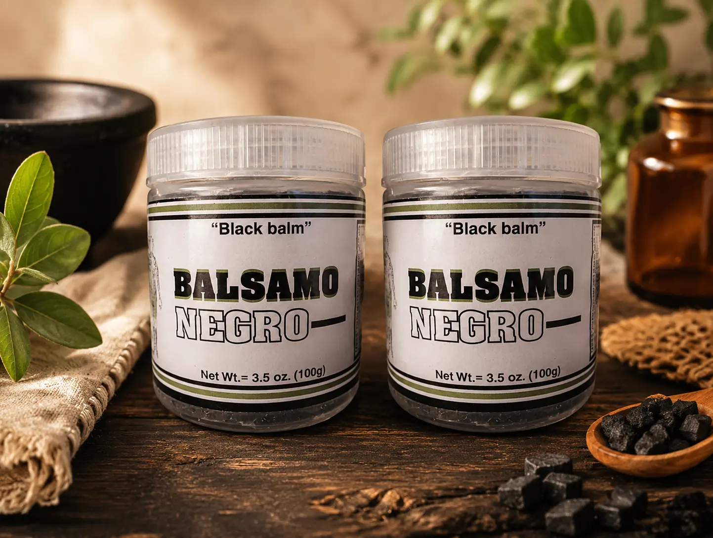 2 Bálsamo Negro Platimex / Black Balm topical analgesic ointment 100g Moisturizers