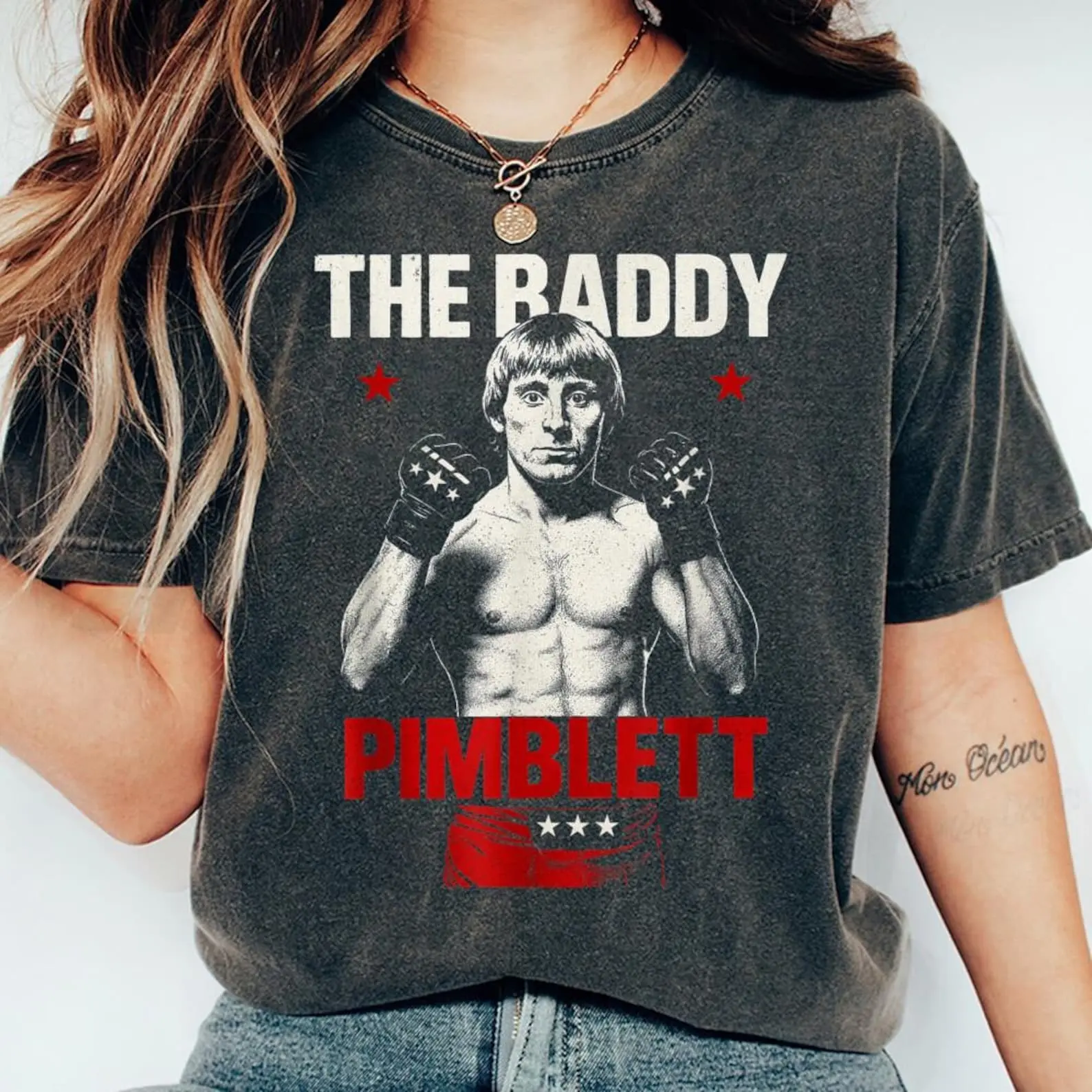 The Baddy Paddy Pimblett Vintage T-Shirt, Retro Boxing MMA Tee, Classic Fighter Shirt, Gift for Combat Sports Fans