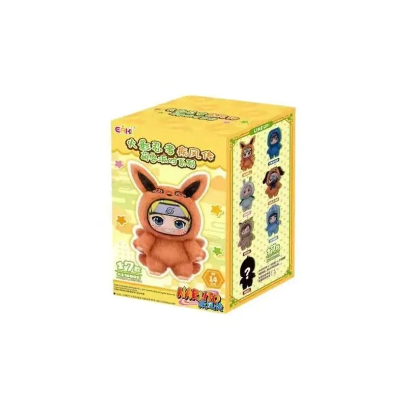 Anime Ninja Plush Blind Box - Cute Monster Onesie Plushie Keychain & Bag Charm, Surprise Mystery Box Toy, Kawaii Gift Figure