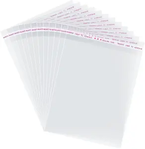 Self Sealing Cellophane Bags,5x7 Inches 200 Pcs Clear Resealable Cookie Bags Self Adhesive for Packaging Cookies,Favors, Products