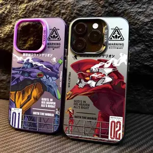 Evangelions Anime Matte Fashion Phone Case for IPhone 17 16 15 14 1312 11 Pro Max Plus 17Air 16E 17E And Samsung S26 S25 S24S23 S22 S21 FE Plus Ultra Soft TPU Back Cover Protection Shockproof