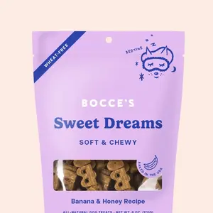 Bocce’s Bakery Sweet Dreams (Banana & Honey) Soft & Chewy Dog Treats