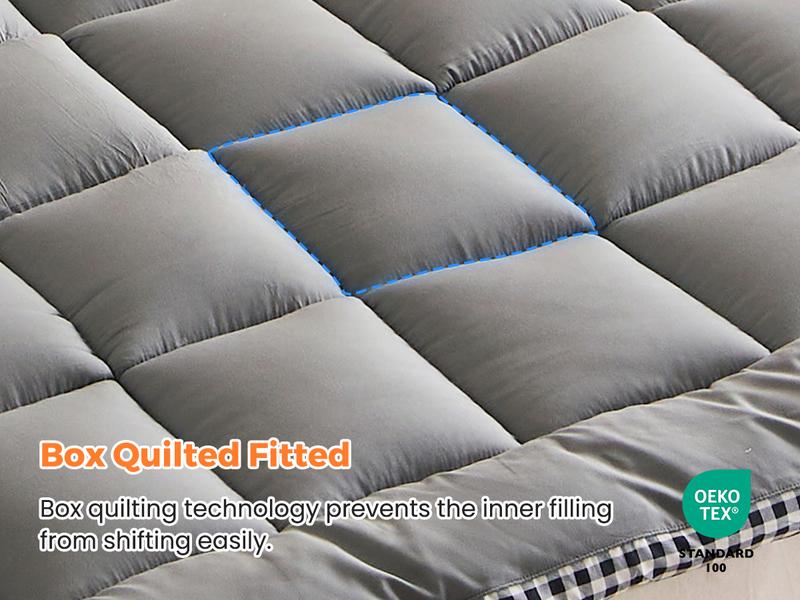 Lakora 900GSM Extra Thick Pain Relief Mattress Topper, Ultra Soft, Warm and Breathable All-Season Mattress Pad with Hypoallergenic Quilted Fiberfill, Foldable Design, Machine Washable and Durable Comfort for Bedrooms, Dorms, Apartments Lakora 900GSM Extra Thick Pain Relief Mattress Topper, Ultra Soft, Warm and Breathable All-Season Mattress Pad with Hypoallergenic Quilted Fiberfill, Foldable Design, Machine Washable and Durable Comfort for Bedrooms, Dorms, Apartments