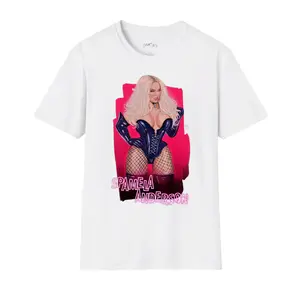 Trisha Shirt Tee Paytas, Pamela Anderson Vintage Icon T-Shirt, Bold Glam Bombshell Graphic Tee, Unisex Celebrity Fan Outfit, Y2K Pop Culture Streetwear for Daily Wear