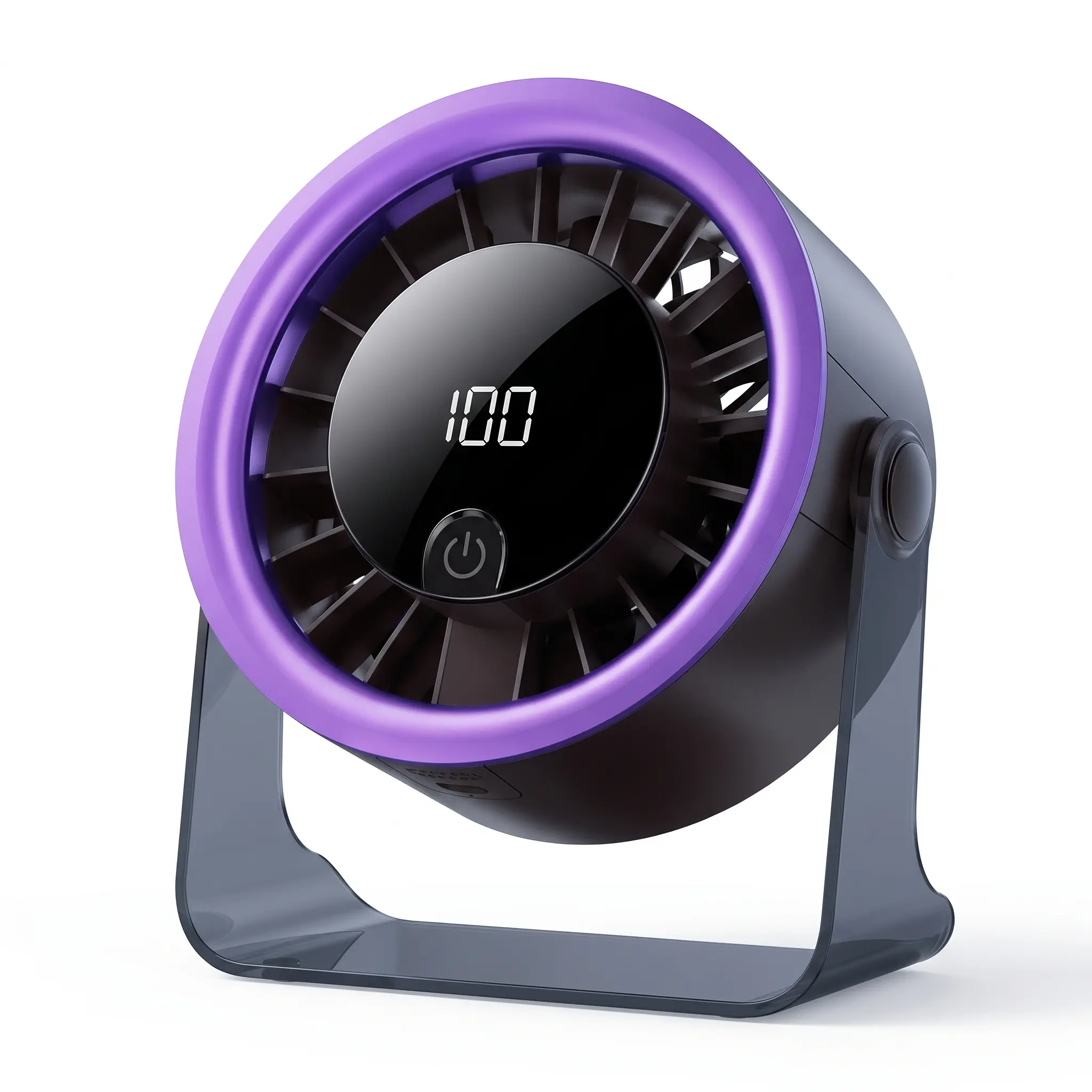Portable Cordless Fan 5.4x6.5x2.8 Inch Rechargeable Battery Long Lasting Adjustable Wind Direction Desk Travel Compact Lightweight