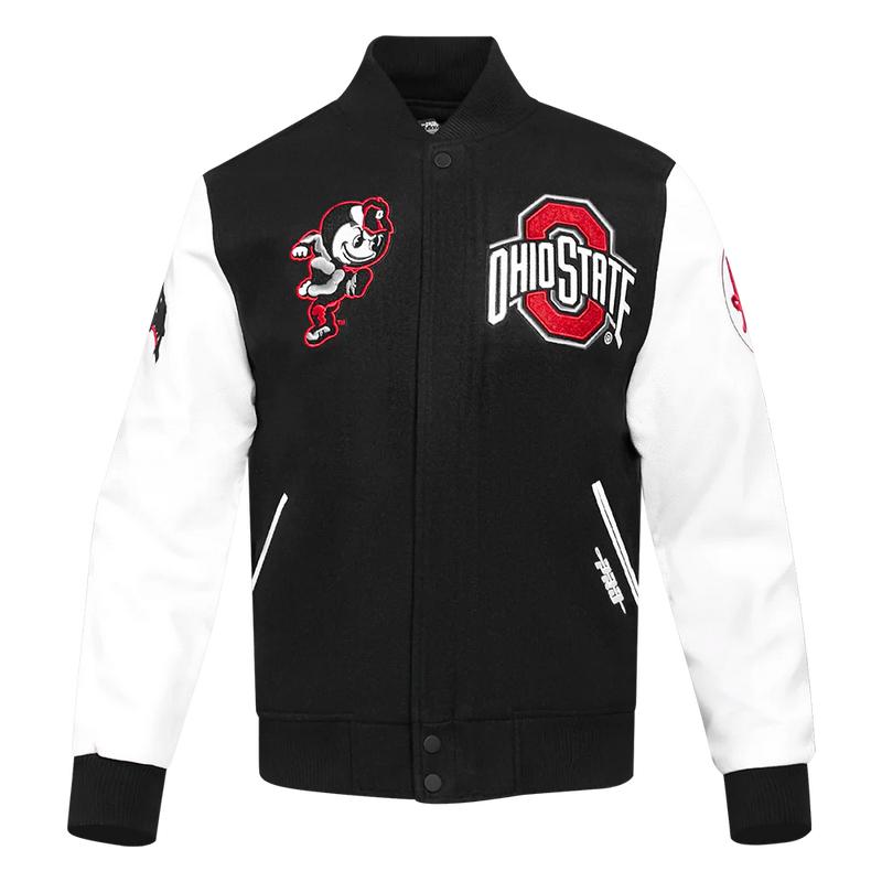 OHIO STATE UNIVERSITY CLASSIC MEN'S WOOL VARSITY JACKET