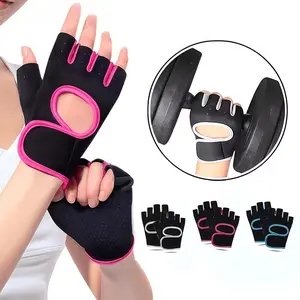 Half-Finger Fitness Gloves, Anti-Slip Shock Absorption Cycling Gloves, Training Sports Gloves, Unisex Riding Gloves for Men and Women