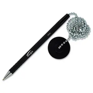 Integra  protective Rubber Barrel Counter Pen - Black, Rubberized
