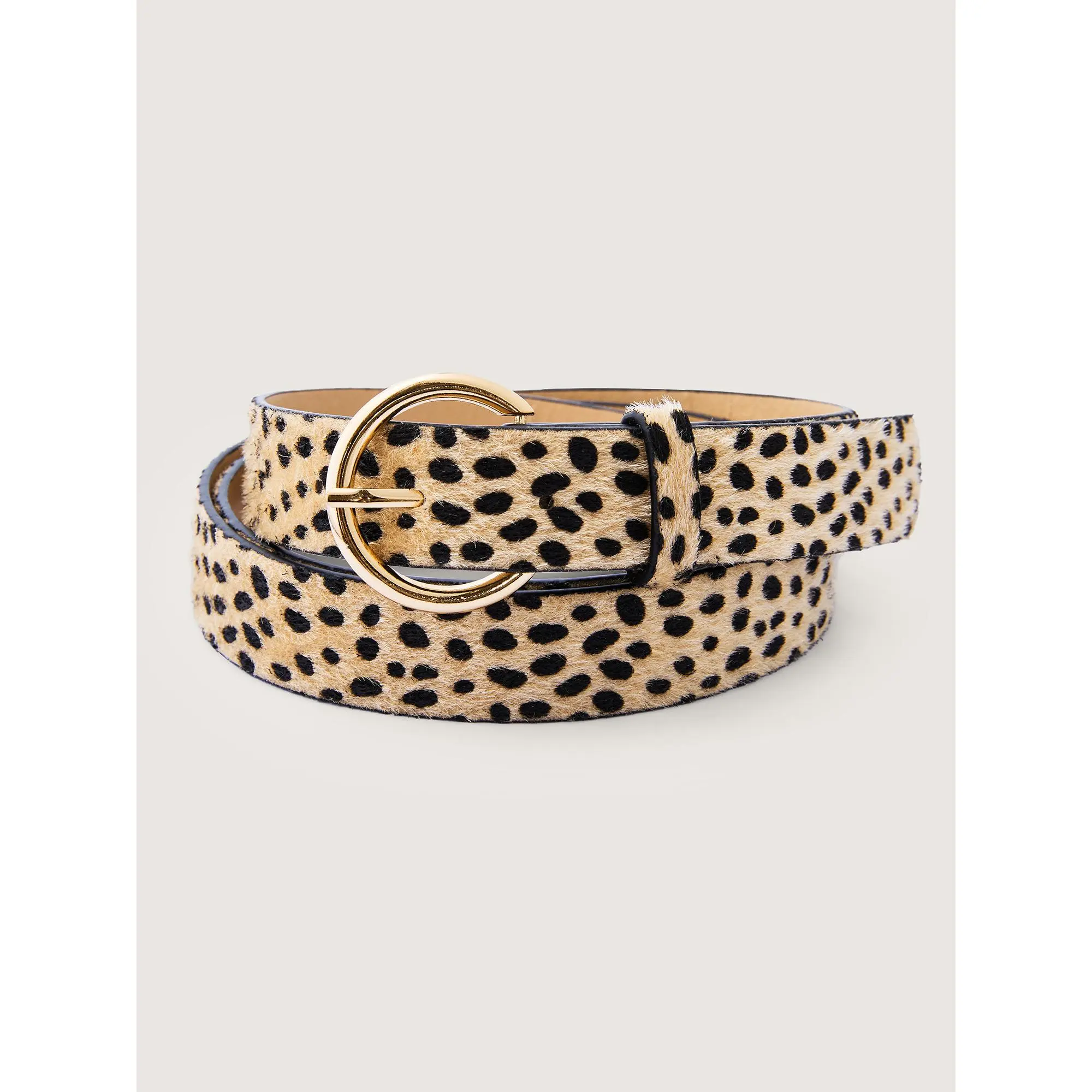 BloomChic Leopard Print Buckle Wide Belt BloomChic Leopard Print Buckle Wide Belt