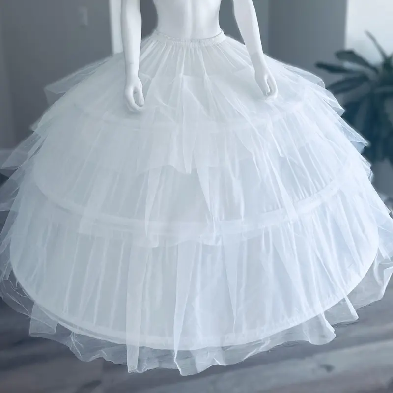Rush Shipping （Hoops Skirt ONLY), Dress Petticoat Super Fluffy Crinoline Slip Underskirt for Wedding Ball Gown Prom Dress  & Quinceanera dresses petticoat hoops skirt. Womenswear Original
