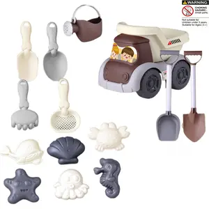 18-Piece Beach Toy Set, Includes Ocean Animal Molds, Sand Timer, Beach Car, Fun Summer Outdoor Games, Perfect Gift for Kids