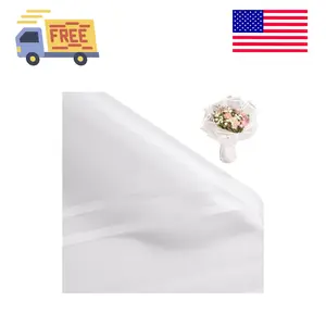 20 Sheets Flower Wrapping Paper, Waterproof Floral Bouquet Wrapping Paper