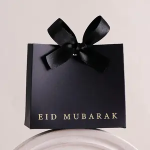 20 Mini Gift Boxes for Eid Al-Adha, Classic Colors, Elegant Ribbon Included, Size 11.5x10x4.5cm, Perfect for Candies Chocolate Souvenirs