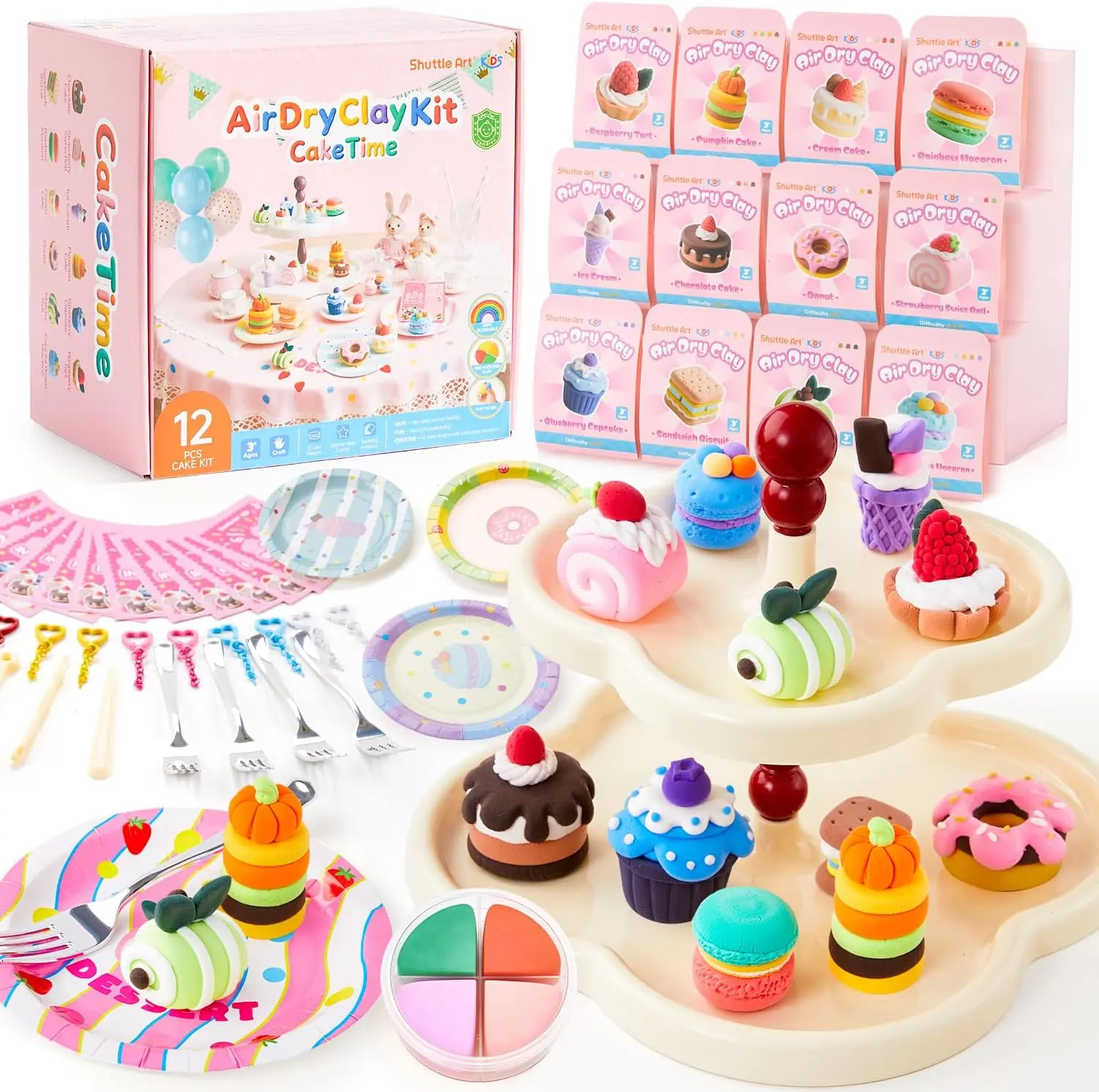 土日限定☆ARSOA CLAY PACK 3本セット Extra Clay Pack - Clay Date™ essentials for endless creative creations