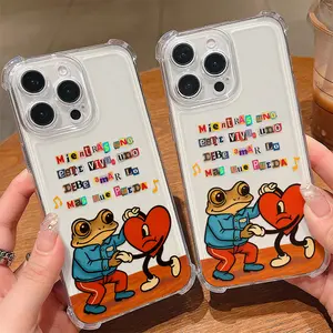 Bads Bunnys DTMF album art Phone Case Suitable for iPhone 17 16e 16 15 14 13 12 11 Mini Pro Max Air X XR XSMAX 8 7 Plus Anti Fall Transparent Soft Back Cover