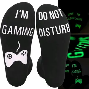 Fun Socks, Gamers Gift, Gaming Gift, Glow in the dark Menswear Teen Socks